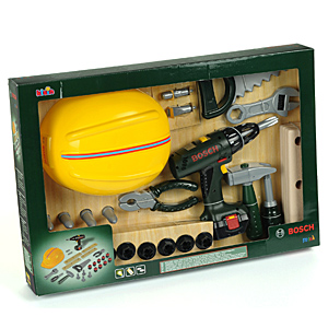 Verschillende goederen Portier Reductor Bosch speelgoed gereedschap set (36-delig) - Speelgoed de Betuwe