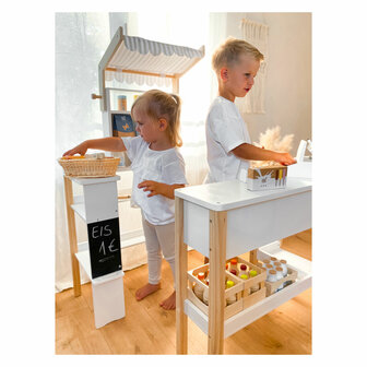 Small Foot - Houten Speelkeuken met Wasmachine, 12dlg.