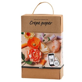 Crepe papier Bloemen Maken Kit