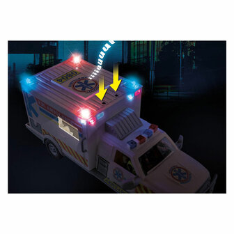 Playmobil Action Heroes Reddingsvoertuig: Us Ambulance - 70936