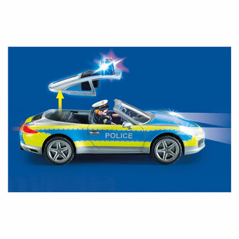 Playmobil Porsche 911 Carrera 4S Politie - Wit - 70066