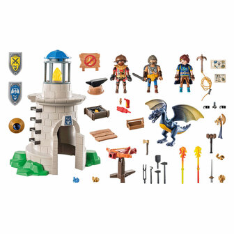 Playmobil Novelmore Riddertoren met Smid en Draak - 71483