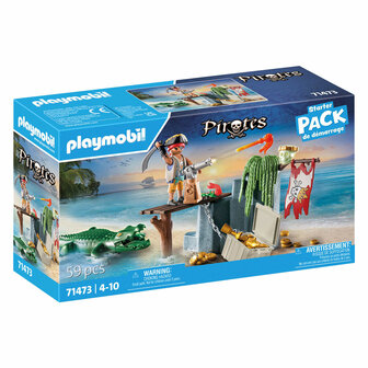 Playmobil Pirates Piraat met Alligator - 71473