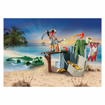 Playmobil Pirates Piraat met Alligator - 71473