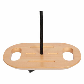 Small Foot - Houten Disc Schommel met Handgrepen Black Line