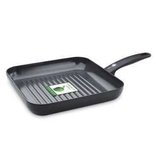 GreenPan Cambridge Black grillpan &Oslash;28 cm (voor alle warmtebronnen)