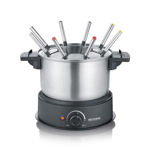 Severin Fondue 1500W 8-persoons zwart FO 2470 