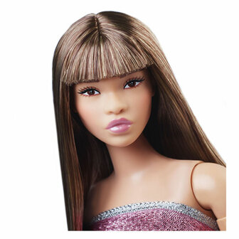 Barbie Looks Modepop met Roze Jurk