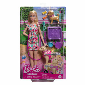 Barbie Modepop met Hondjes Speelset