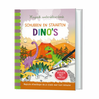 Magisch waterkleurboek - Dino&#039;s