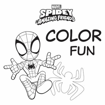 Marvel Spidey And His Amazing Friends Color Fun Kleurboek