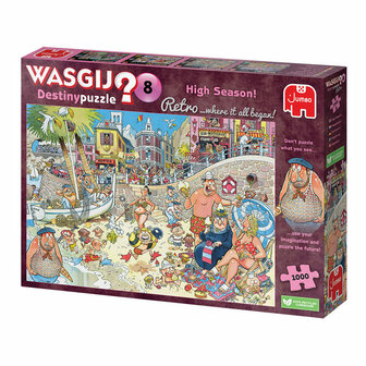 Wasgij Retro Destiny 8 Legpuzzel - Hoogseizoen!, 1000st.