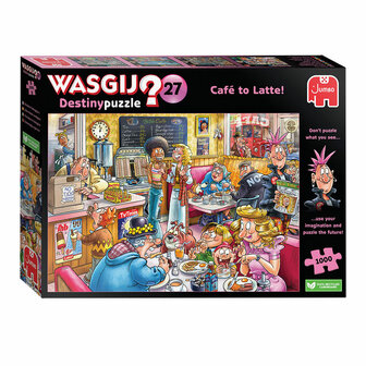 Wasgij Destiny 27 Legpuzzel - De Koffieshop!, 1000st.