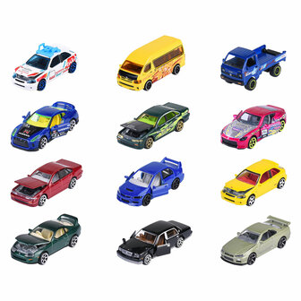 Majorette Japan Series Die-Cast Auto&#039;s Bonus Pack, 5st.