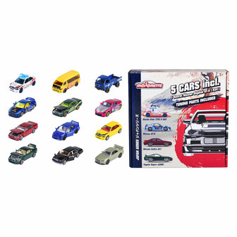 Majorette Japan Series Die-Cast Auto&#039;s Bonus Pack, 5st.