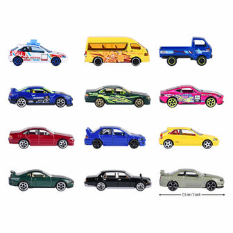 Majorette Japan Series Die-Cast Auto&#039;s Bonus Pack, 5st.