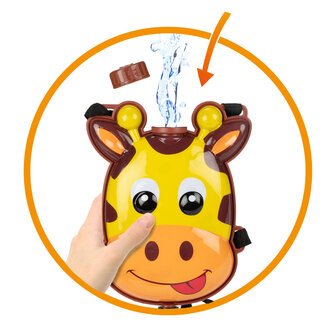 Splash Waterpistool Giraffe met Rugzak Reservoir