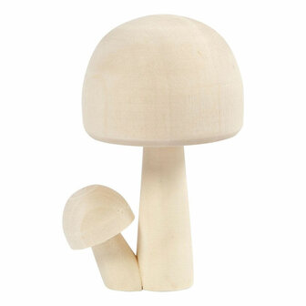 Gecombineerde Houten Paddestoelen