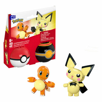 Mega Construx Pok&eacute;mon Bouwset - Charmander en Pikachu