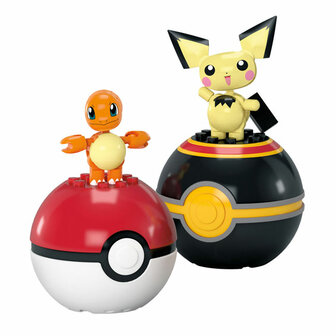 Mega Construx Pok&eacute;mon Bouwset - Charmander en Pikachu