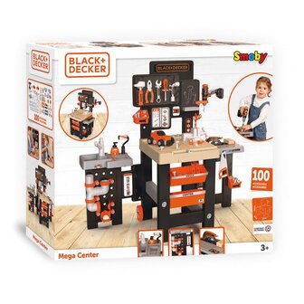 Smoby Black &amp; Decker Mega Center, 100dlg.