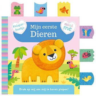 Knisperboekje Mini Me - Mijn Eerste Dieren