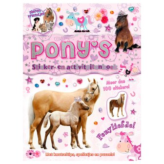 Dierenvriendjes - Pony&#039;s Sticker- en Activiteitenboek