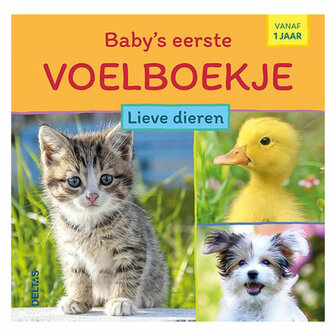 Baby&#039;s eerste voelboekje - Lieve dieren