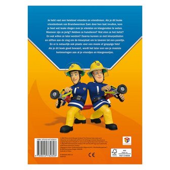 Vriendenboek Brandweerman Sam