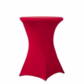 Statafelrok candy rood 80 cm per 8