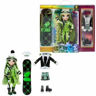 Rainbow High Fashion Winter Doll Jade Hunter