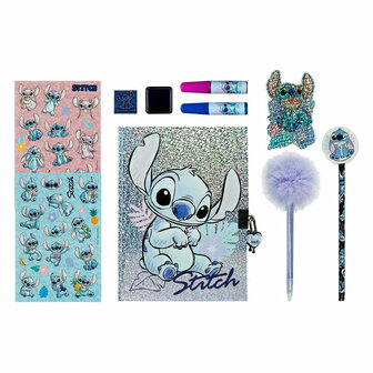 Stitch Glitter Dagboek Set