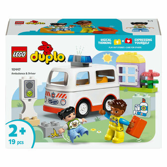 LEGO DUPLO Town 10447 Ambulance met Chauffeur