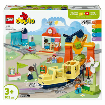 LEGO DUPLO Town 10428 Grote Interactieve Buurttrein