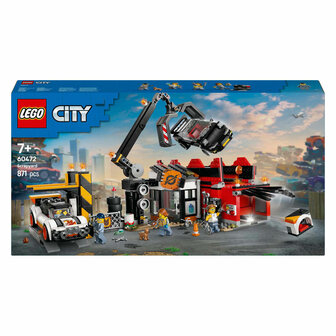 LEGO City 60472 Schroothoop met Auto&#039;s