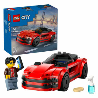 LEGO City 60448 Rode Sportwagen