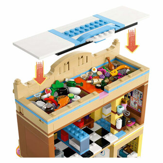 LEGO Friends 42655 Restaurant en Kookschool