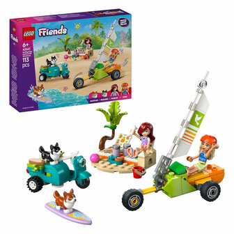 LEGO Friends 42641 Surf- en Scooterplezier met de Honden