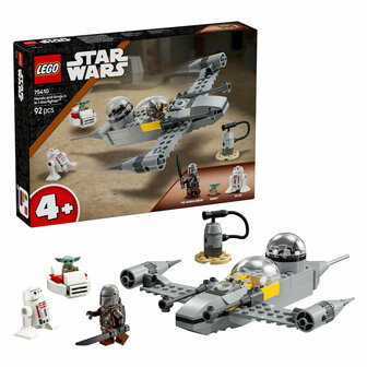 LEGO Star Wars 75410 Mando en Grogu&#039;s N-1 Starfighter