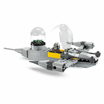 LEGO Star Wars 75410 Mando en Grogu&#039;s N-1 Starfighter