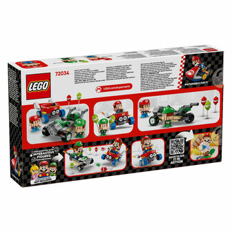 LEGO Super Mario 72034 Mario Kart Baby Mario Vs. Baby Luigi