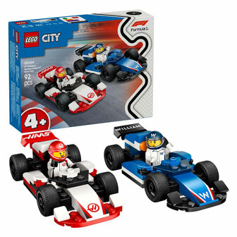 LEGO City 60464 F1 Williams Racing En Haas F1 Racewagens