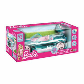 Barbie Mondo Motors RC Bestuurbare Auto - Verchroomd Blauw 65 Jaar Jubileum Editie