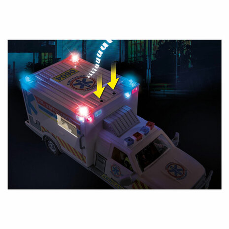 Playmobil Action Heroes Reddingsvoertuig: Us Ambulance - 70936