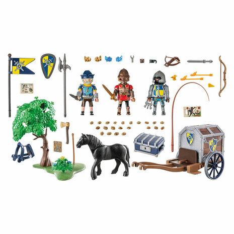 Playmobil Novelmore Overval op Transportwagen - 71484