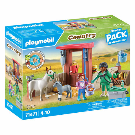 Playmobil Country Boerderij Dierenarts met de Ezels - 71471