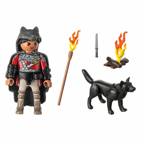 Playmobil Specials Krijger met Wolf - 71482