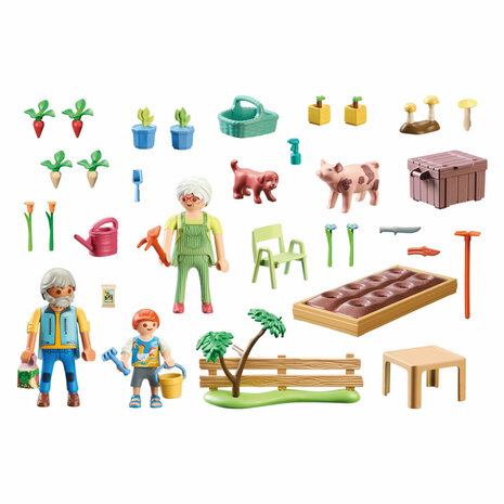 Playmobil Country Idyllische Moestuin Bij de Grootouders - 71443