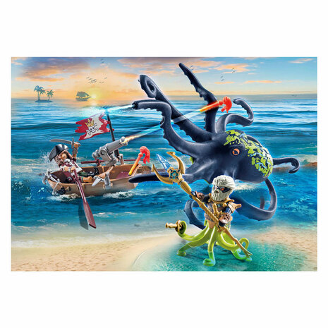 Playmobil Pirates Gevecht Tegen de Reuzenoctopus - 71419