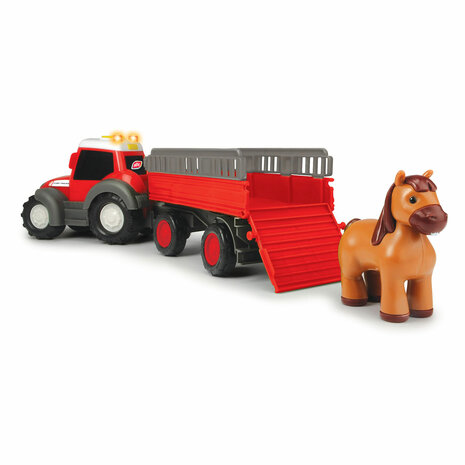 ABC Massey Ferguson met Trailer en Paard